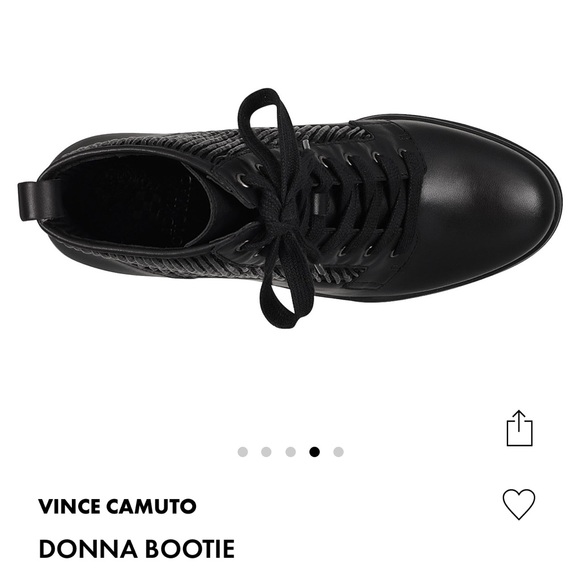 Vince Camuto Donna black size 7 combat boots - Picture 2 of 8